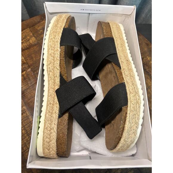 New Steve Madden black Strappy Sandal, CASSIE Women's size 10 - Picture 10 of 13